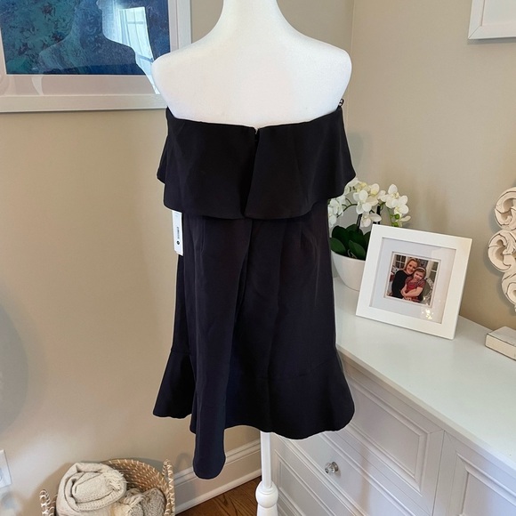 NWT AQUA RUFFLE STRAPLESS DRESS - Picture 5 of 6